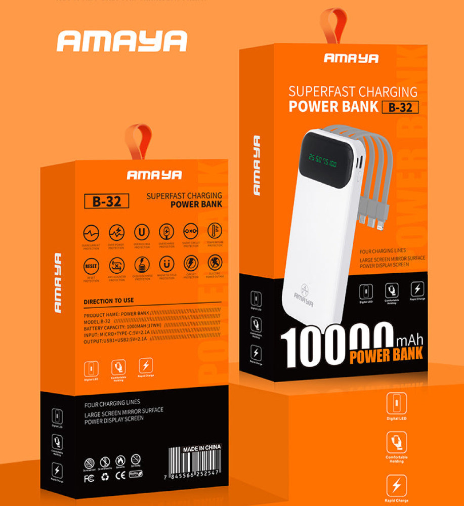  AMAYA Powerbank  B-32 10000MAH 