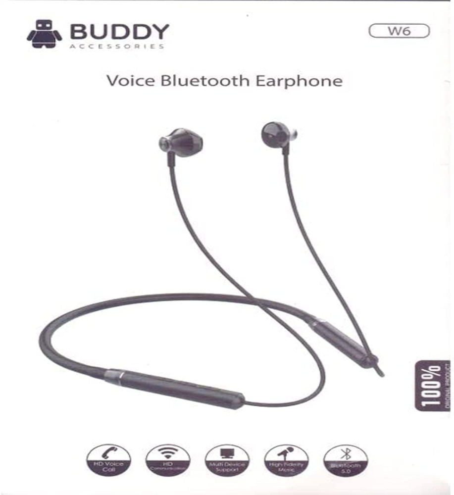  Buddy Wireless Earphone W6 Black 
