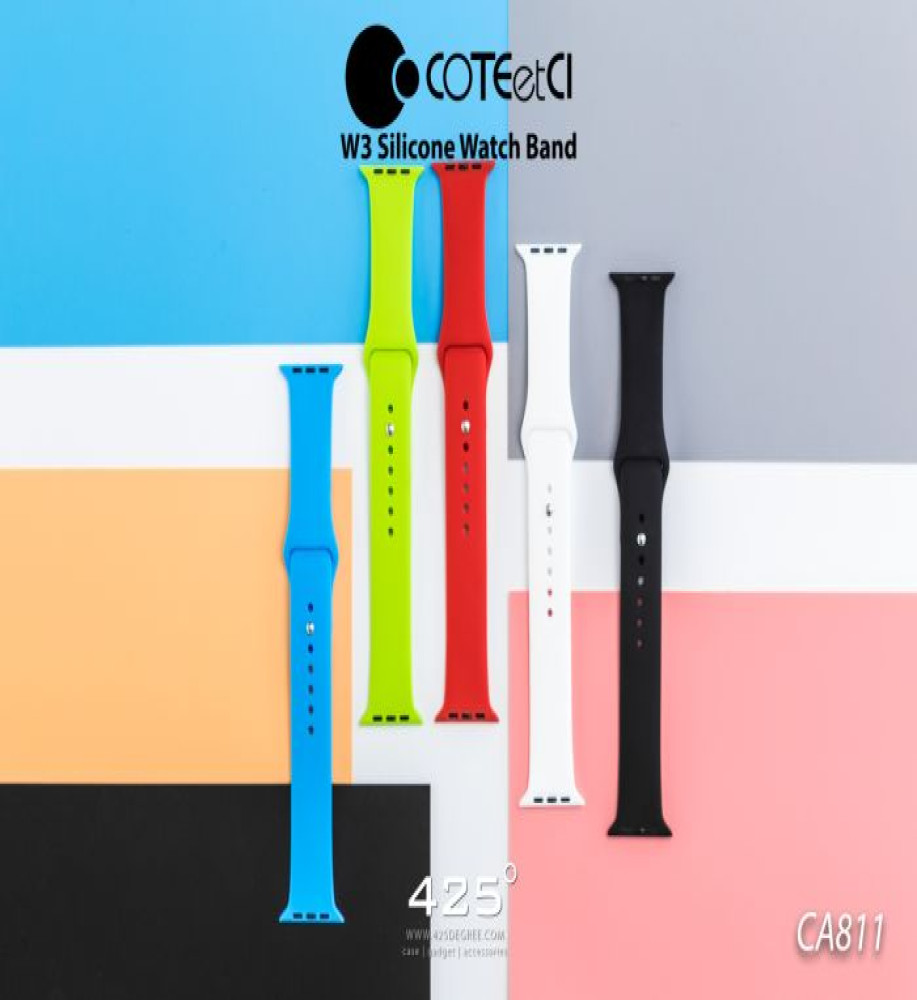  COTEetCI W3 Silicone Watch Band For iWatch (38/40/41/42mm) 