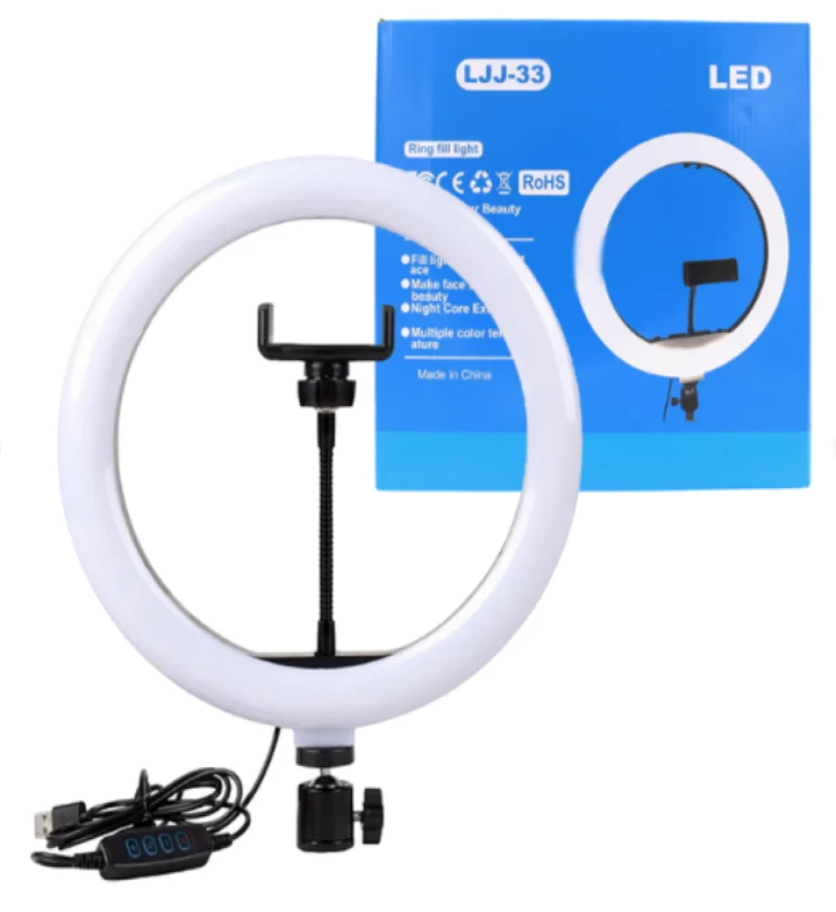  حلقة ضوء ليد  LJJ-33  بوصة 33  USB 