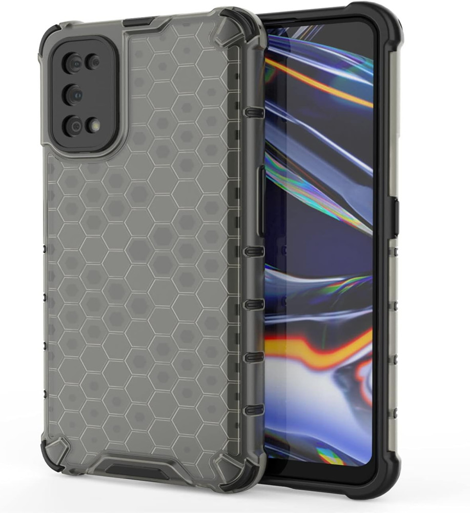  Honeycomb Transparent Armor Shockproof Case For Realme 7 Pro and Free Shipping 