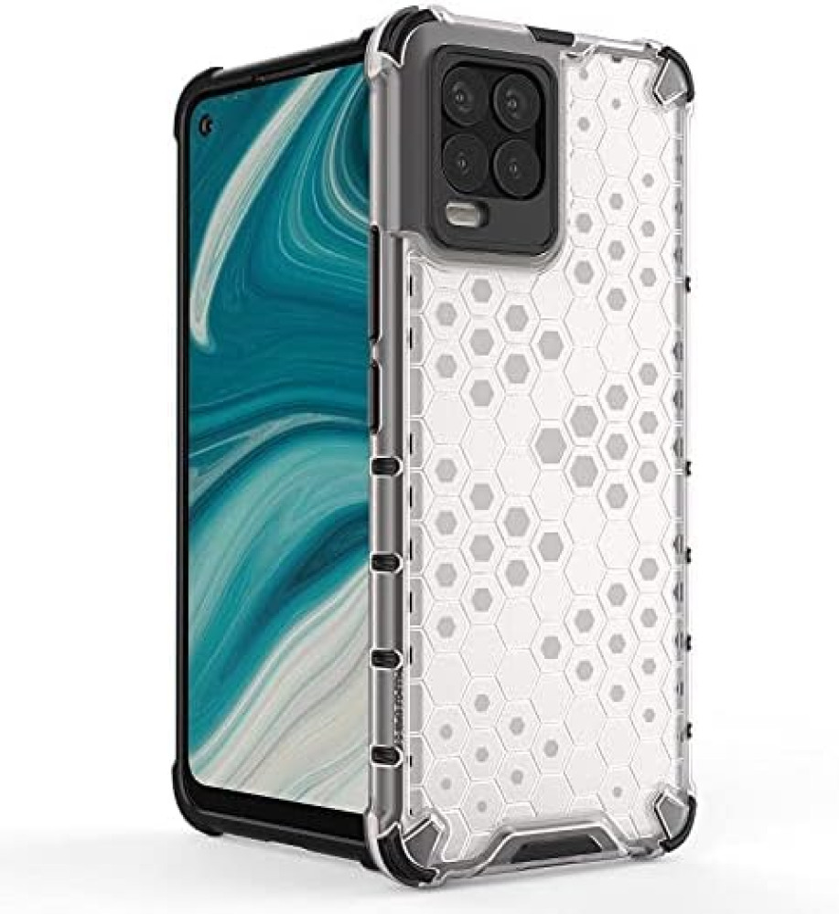  Honeycomb Transparent Armor Shockproof Case For Realme 8 and FREE Shipping 