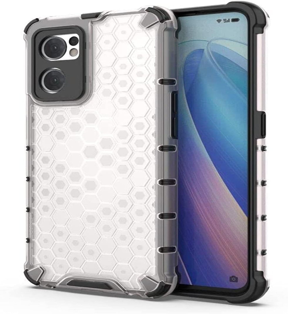  Honeycomb Pattern Shockproof Original Case for Oppo Reno 7   5g 