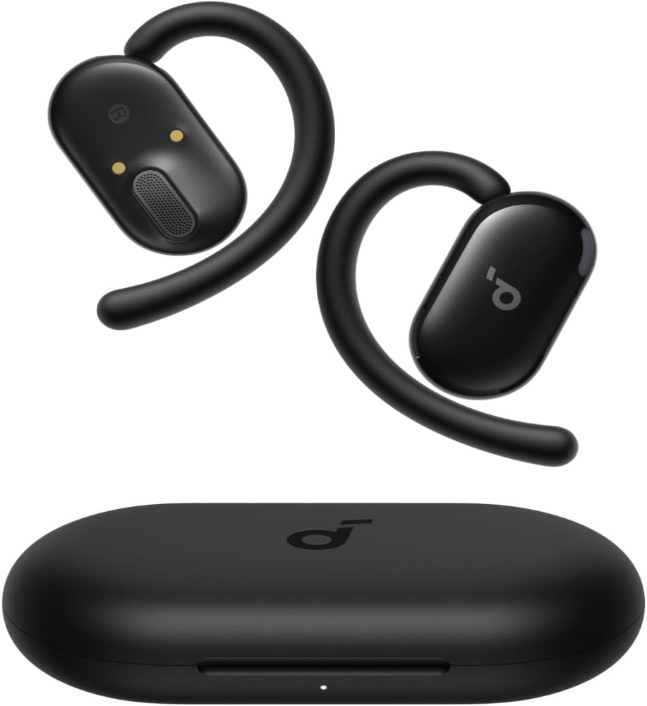  Soundcore V20i by Anker Open-Ear Headphones, Adjustable Ear Hooks, Ultra-Comfort 