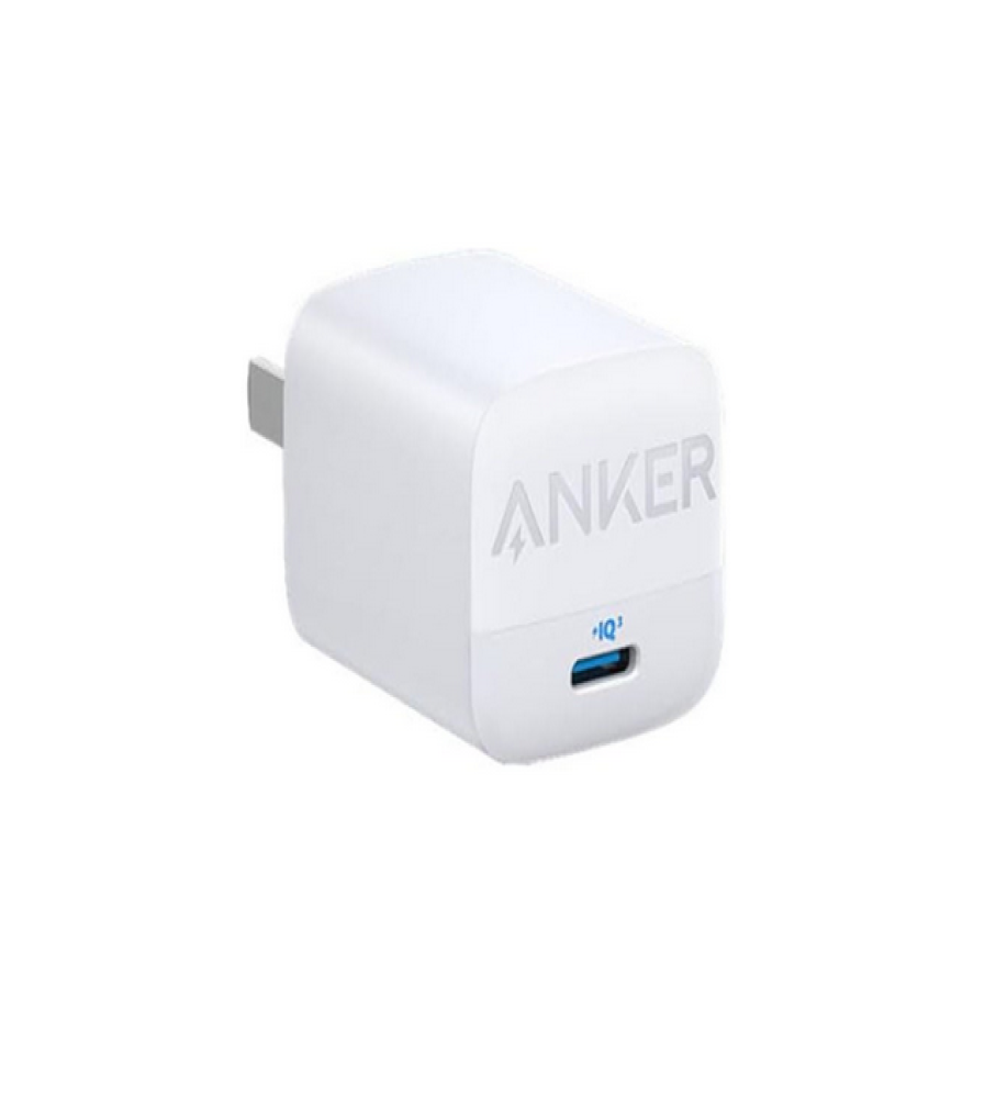  شاحن ANKER USB-C فائق السرعة بقوة 30 وات، لأجهزة أبل و سامسونج والمزيد وشحن مجاني. 