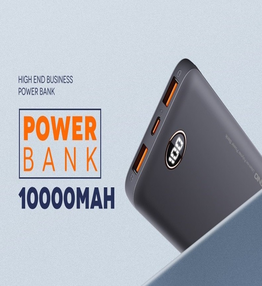  بنك الطاقة LDNIO P10 بسعة 10000 مللي أمبير بمخرجين USB ومدخل USB-C 