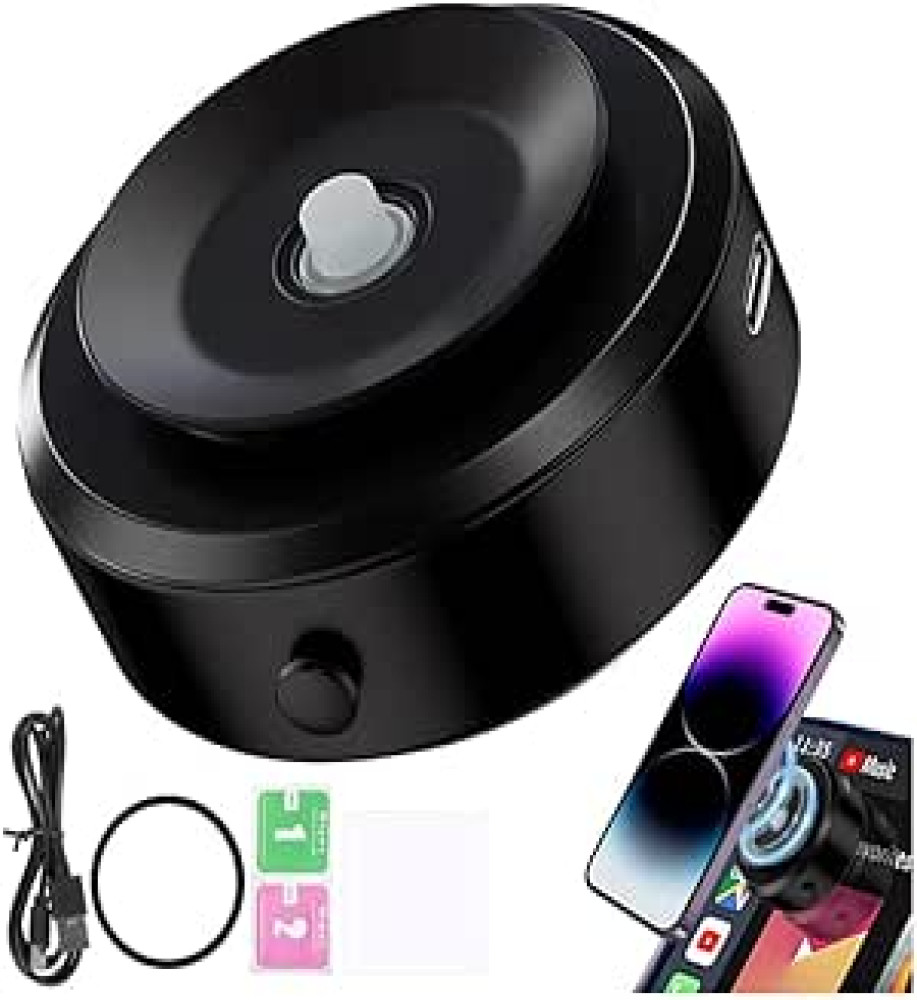  Magnetic Suction Cup Phone Holder for Car, Gym, Mirror and Smooth Surfaces for Hands-Free Use (Black) 