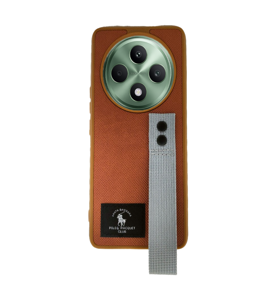  جراب قماش بولو بتصميم فاخر عملي وقوية بملمس بوليستر عالي الجودة  ضد الخدش والاتساخ متوافق مع موبايل اوبوو رينو 12F 