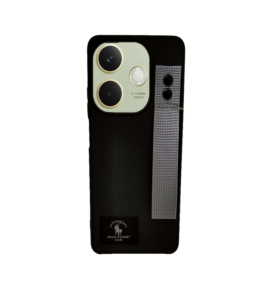  جراب قماش بولو بتصميم فاخر عملي وقوية بملمس بوليستر عالي الجودة  ضد الخدش والاتساخ متوافق مع موبايل اوبوو A5 PRO 4G 