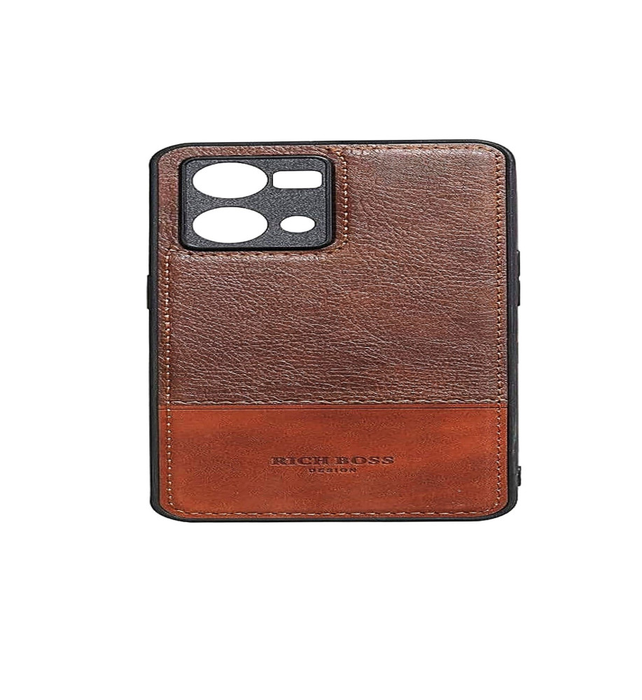  جراب حماية جلد لموبايل أوبوو رينو 8 من ريتش بوص 