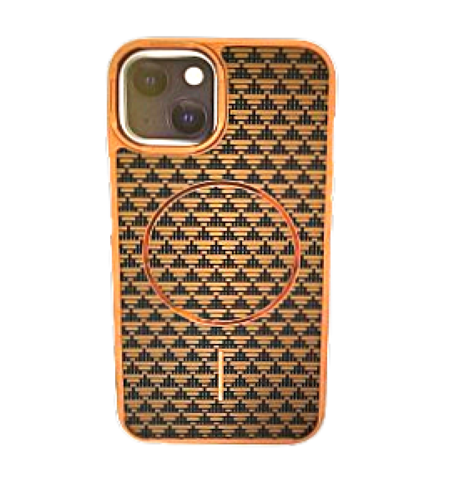  جراب كاربون فايبر حماية من الصدمات و السقوط مع تصميم شبابي أنيق يدعم الشحن اللاسلكي Mage Safe و تركيب سهل و وزن خفيف موبايل ايفون 15 