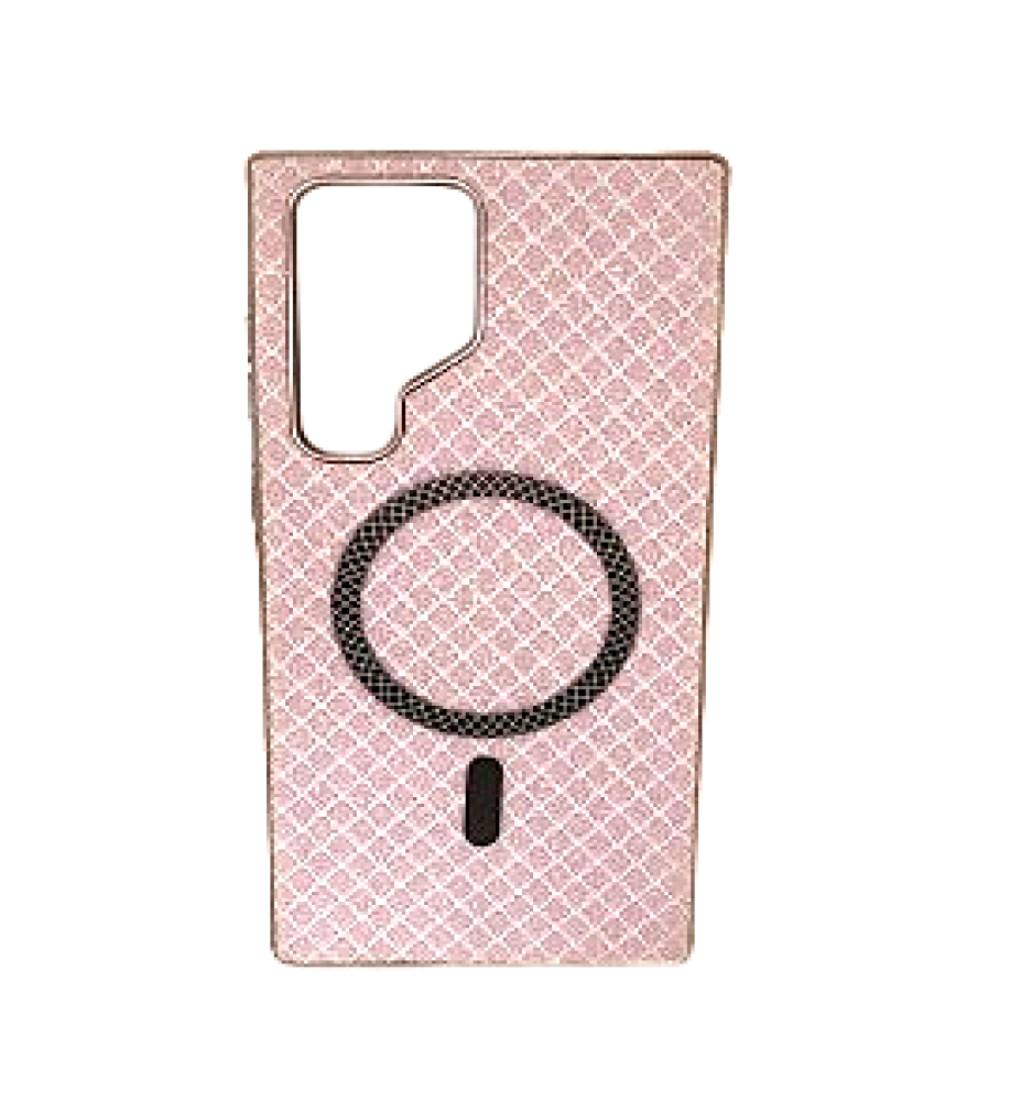  جراب إستراس مرصع بالكريستال فاخر بإطار معدني وبطانة شَمواه — لامع و أنيق وحماية ضد الصدمات متوافق مع هاتف سامسونج إس 22 ألترا 