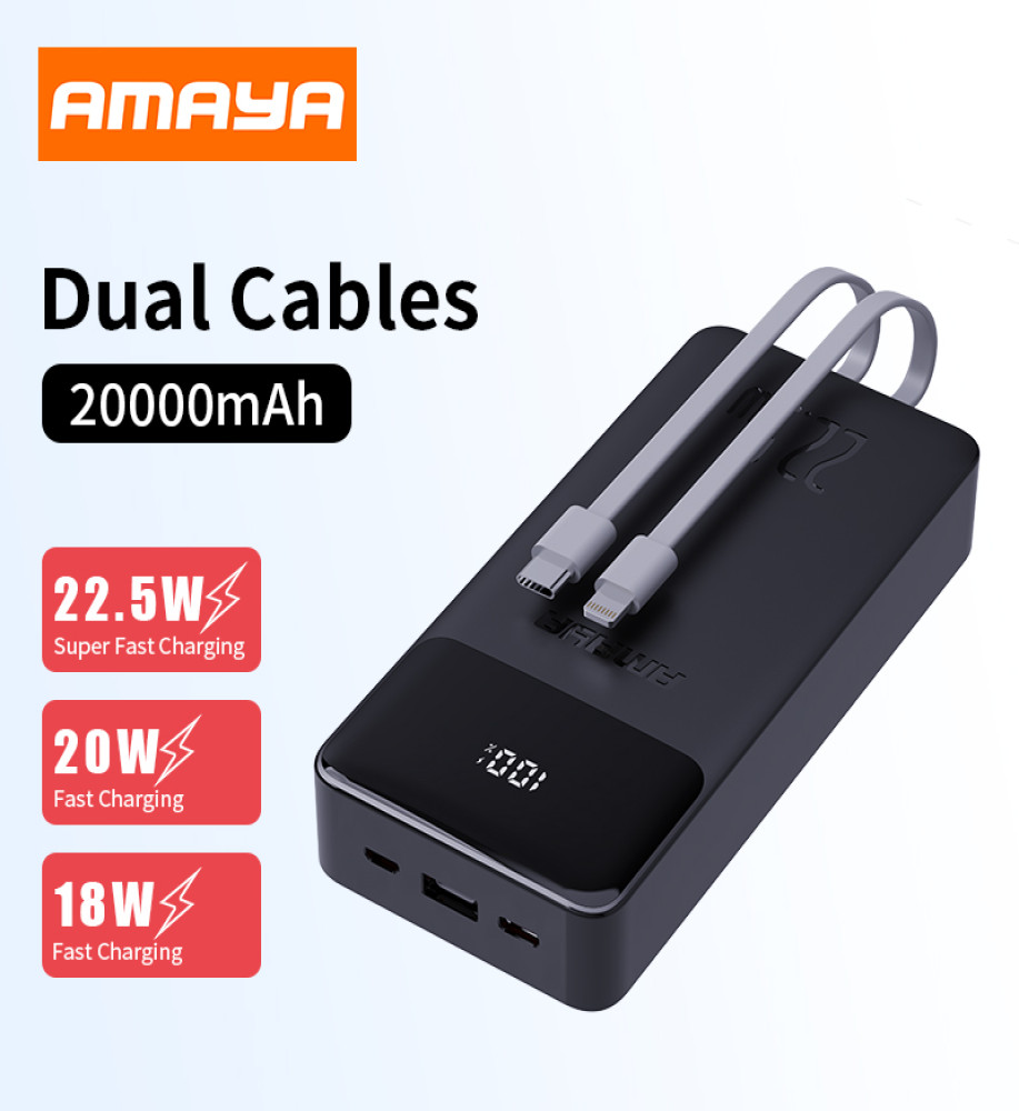  Amaya APW-13 power bank 20000 mAh 22.5W super fast charging 