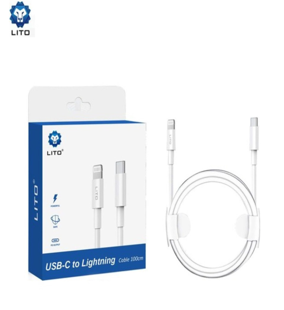  Lito PD Fast Charging Cable, 200cm, Type-C to iPhone 
