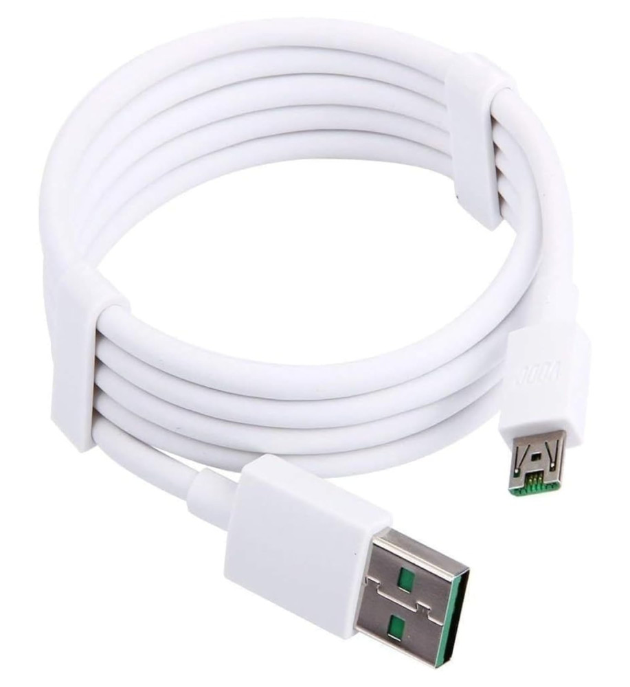  Oppo USB to Micro Charging Cable – High-quality fast charging and data transfer cable for Oppo and Realme phones – Durable and cut-resistant 