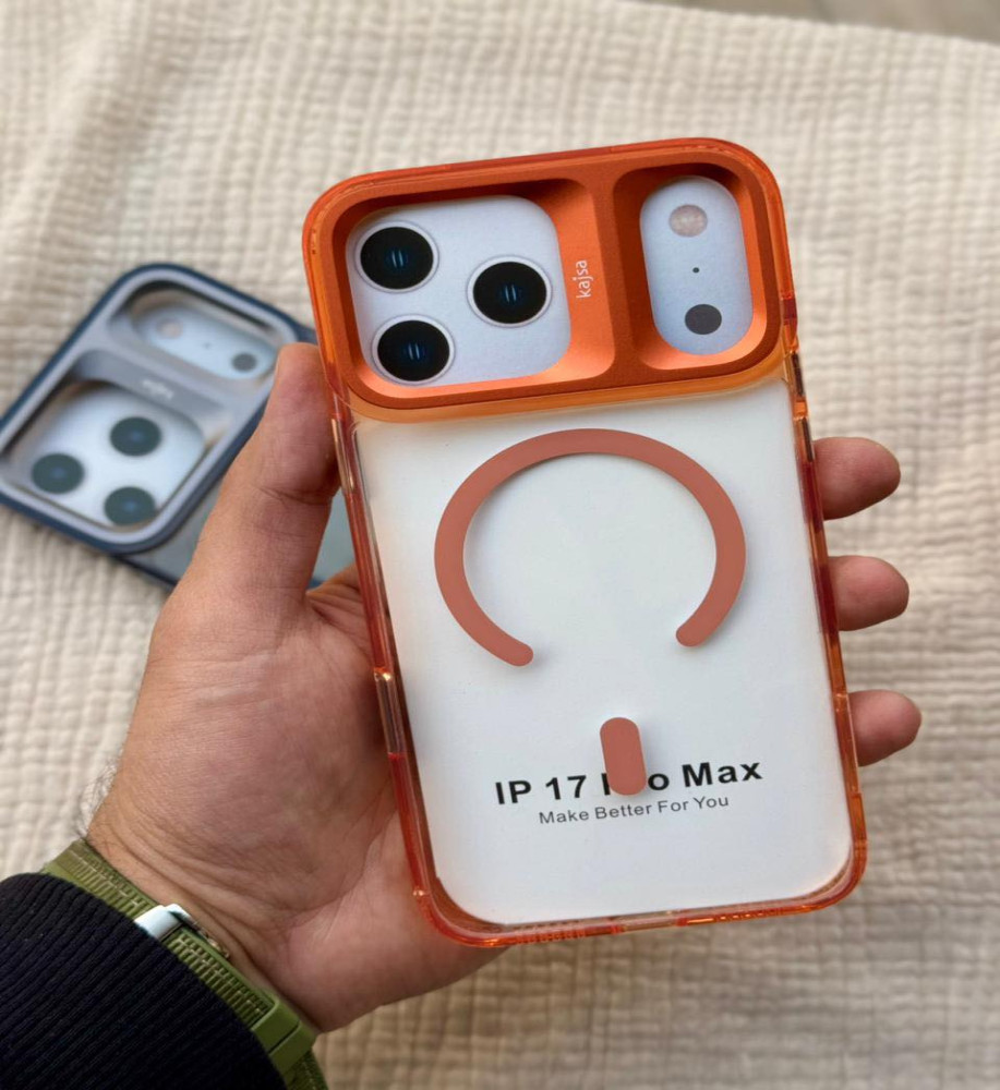  Kajsa iPhone 17 Pro Max Protective Case, Premium Fame with Full Camera Coverage - Strong Protection and Thick Protrusion for Extra Security. 