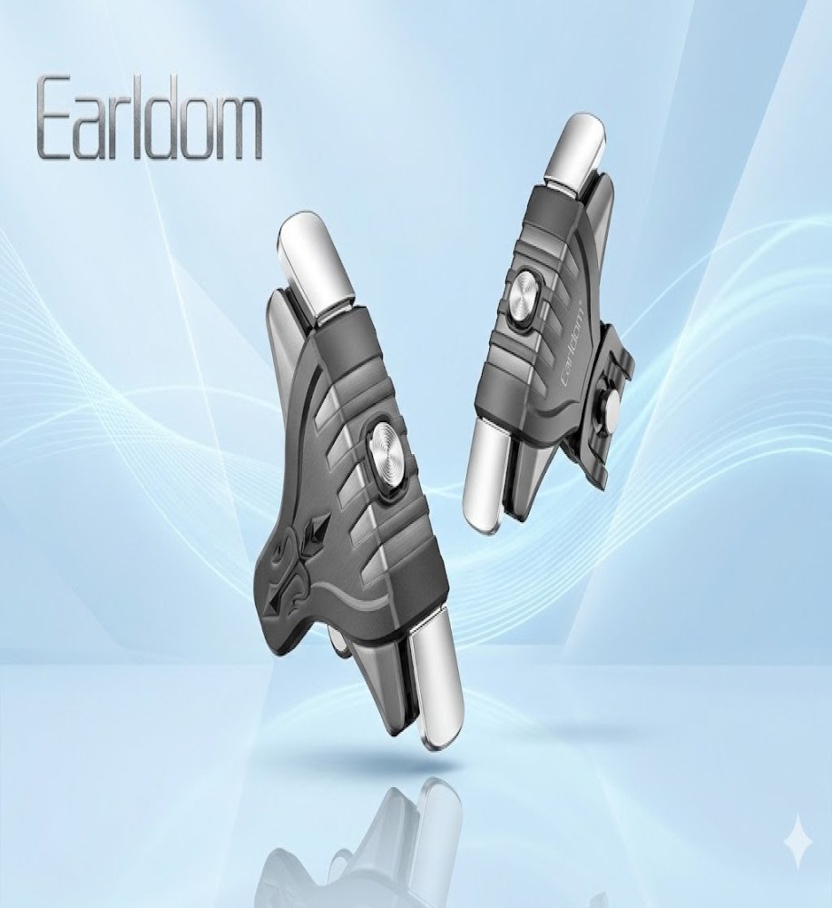  Trigger Games - PUBG - / Earldom ET-F07 Mobile Game Controllers - Professional Mechanical Triggers for Smartphones 