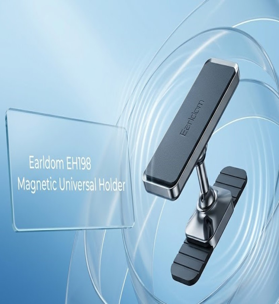  Earldom EH198 Magnetic Mobile Holder/Phone Stand, 360° Rotatable, for Home, Office, and Car 