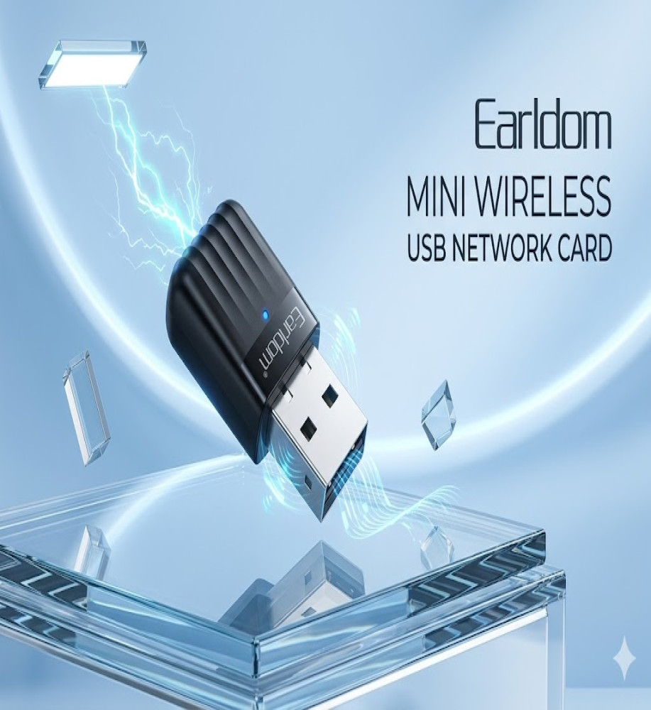  Earldom ET-WF01 Mini USB Wireless WiFi Adapter, 650Mbps Dual-Band for PC and Laptop 
