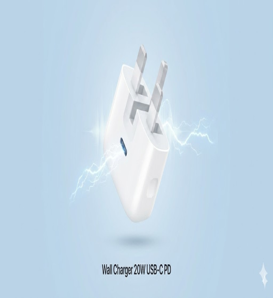  60W Fast iPhone Type-C Charger Head – USB-C Power Adapter Compatible with iPhone and iPad with Smart NFC Technology 