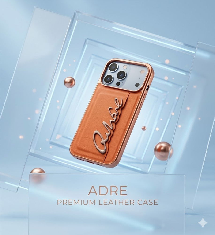  iPhone 17 Pro Max case with an attractive design touch, equipped with a hidden pocket inside the case to store cards, strong shock-resistant materials. 