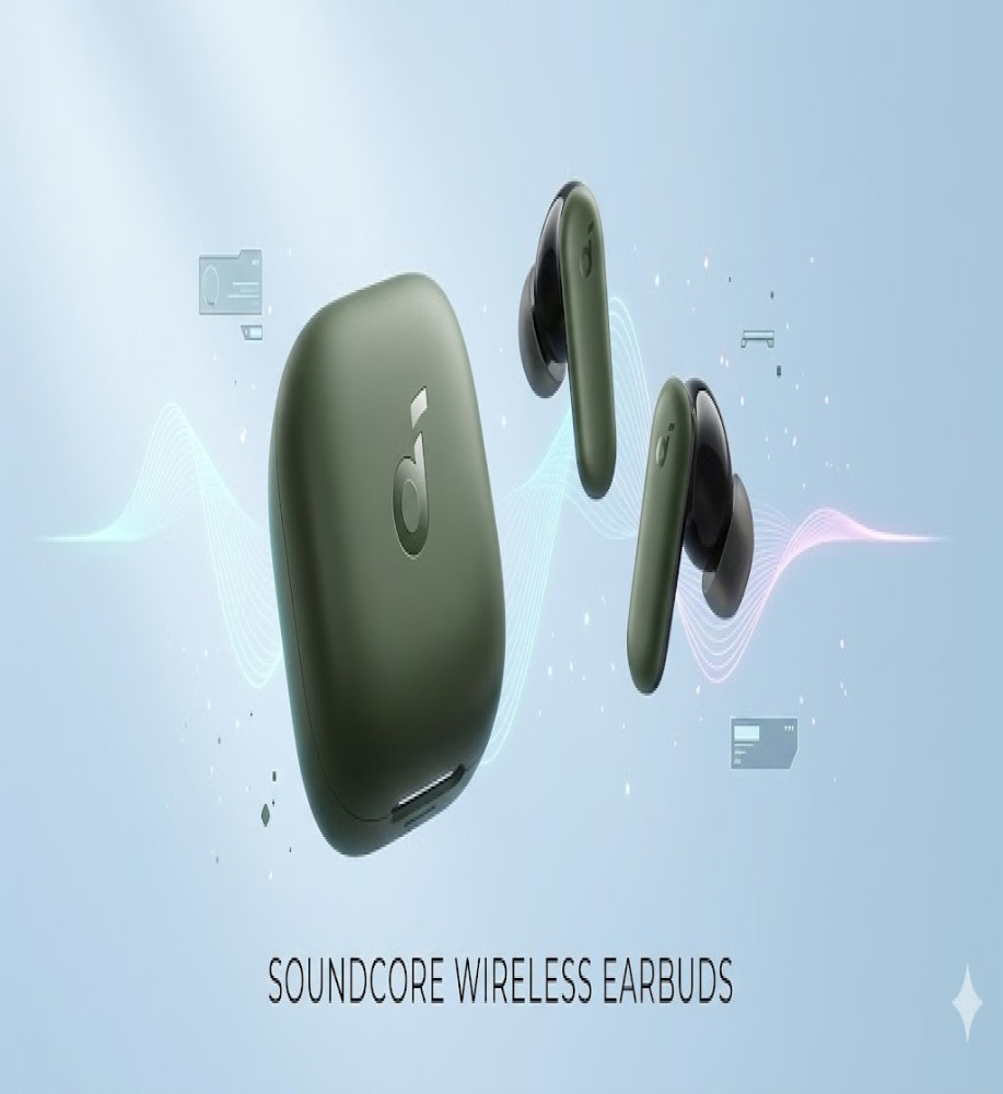  ANKER Soundcore R60i NC Wireless Bluetooth Headphones | Adaptive Noise Cancellation up to 52dB | Hi-Res LDAC - 6 Microphones for Clearer Calls - Up to 50 Hours of Playtime - IP55 Water and Dust Resistance - Fast Charging 