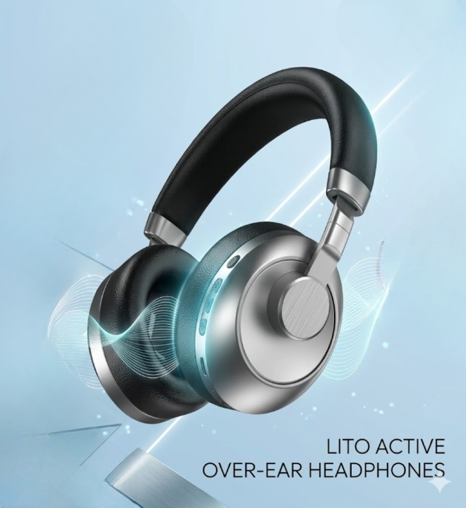  LITO LE01 — Clear Sound Headphone, Strong Noise Isolation up to 30dB, Bluetooth 5.4 with higher stability, 40mm, Battery up to 40 hours, Fast Charge 1.5 hours 