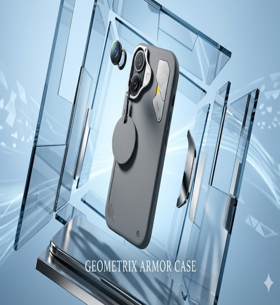  The Kadi O Chic iPhone 17 case is a lightweight, everyday protective cover for the back and camera, featuring a non-slip surface, a smooth texture that resists fingerprints, and raised edges. 