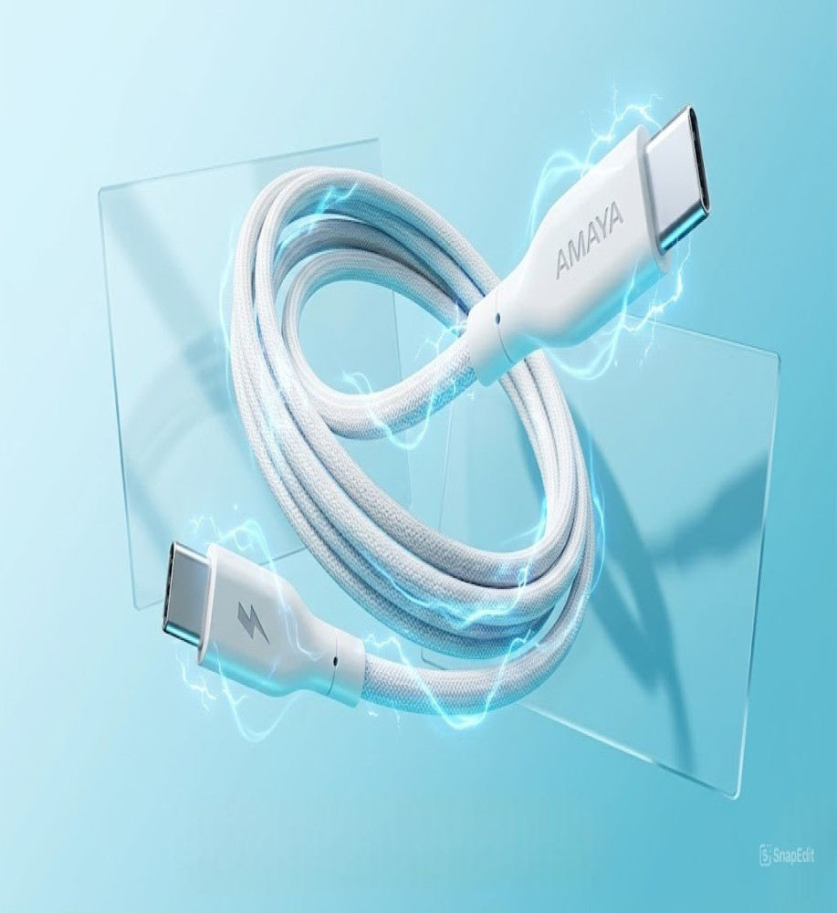  Fast Charging Data Cable from AMAYA ACD-CC29, 1000mm Length - Cut-Resistant and Tangle-Free 