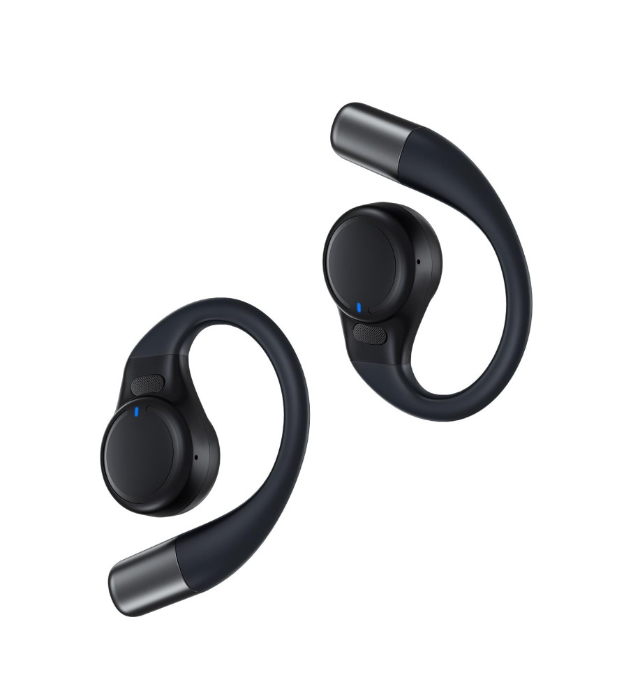  RSILOU R3020 — OWS open-back headphones with digital display, Bluetooth 5.4, powerful sound, up to 33 hours of playtime with charging case 