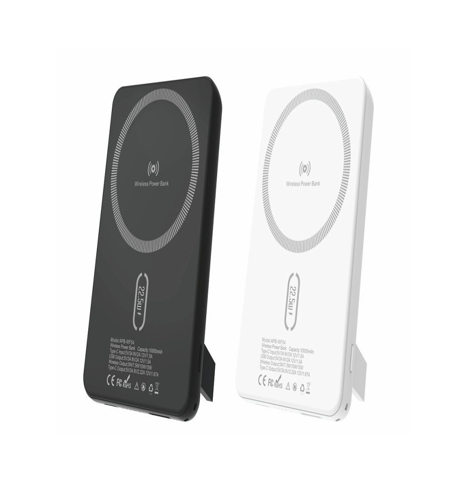  AMAYA  APB-WFD54 wireless power bank 10000 mah ultra-thin 22.5W super fast charging with stand 