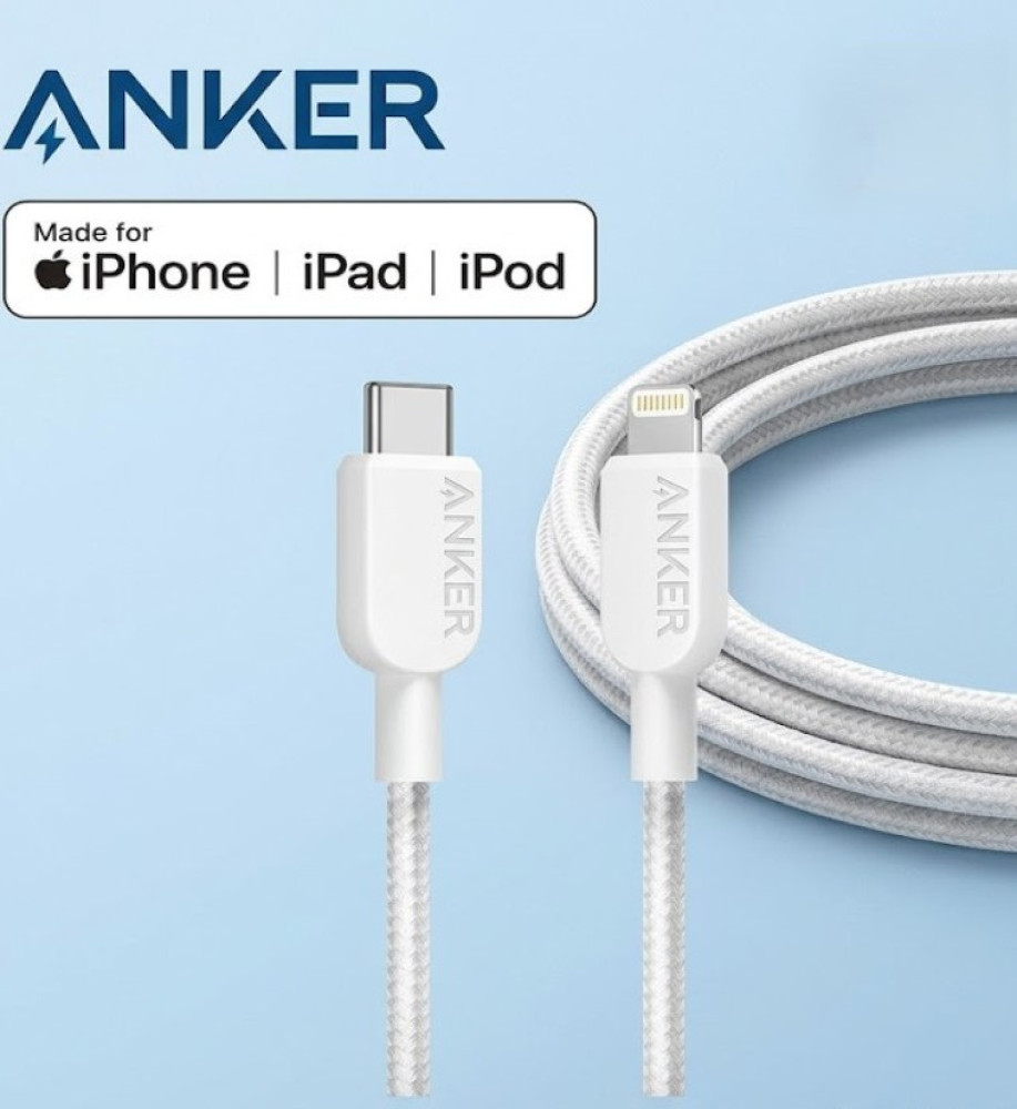  Anker USB-C to Lightning Cable, Braided, 0.9m 