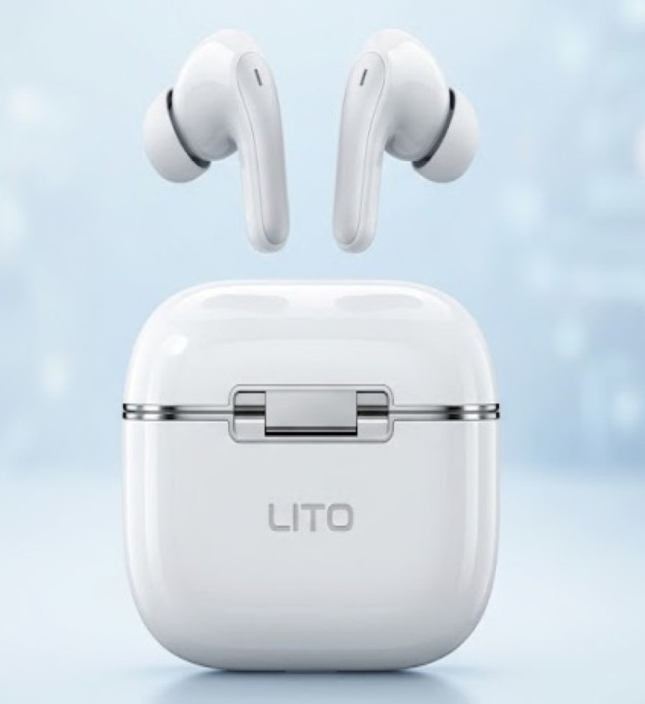  سماعة ايربودز LITO LT-T03 - إصدار Bluetooth V6.1 مع تقنية تقليل الضوضاء وتصميم مريح لمقاومة التعرق 
