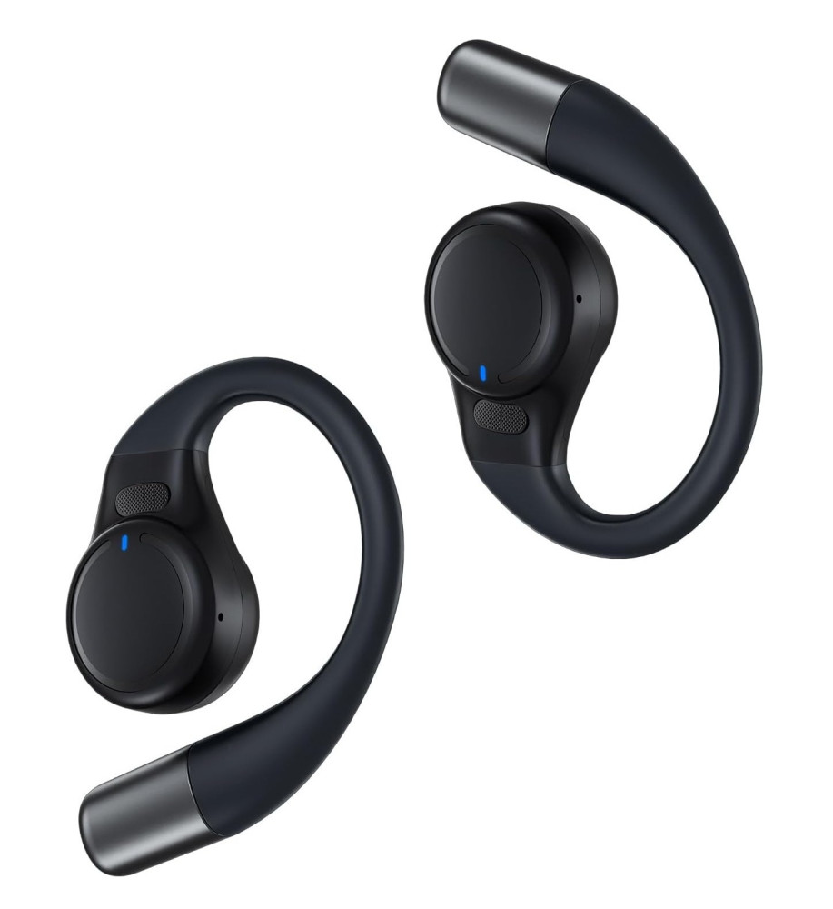  رسيلو R3020 — سماعات OWS مفتوحة بشاشة رقمية، بلوتوث 5.4، صوت قوي، حتى 33 ساعة تشغيل مع علبة الشحن 