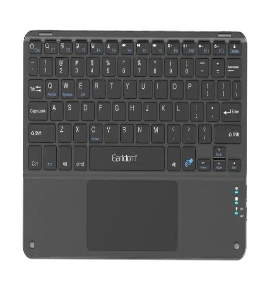  إيرلدوم KB7 — كيبورد بلوتوث 81 مفتاح مع Touchpad للابتوب والتابلت والموبايل 