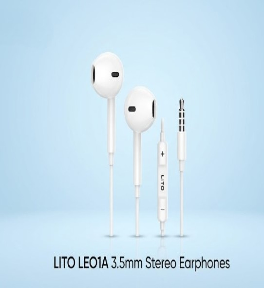  LITO Handfree LF01A Wired Earphones / Hands-free headset with 3.5mm jack and built-in 14mm speaker with microphone 
