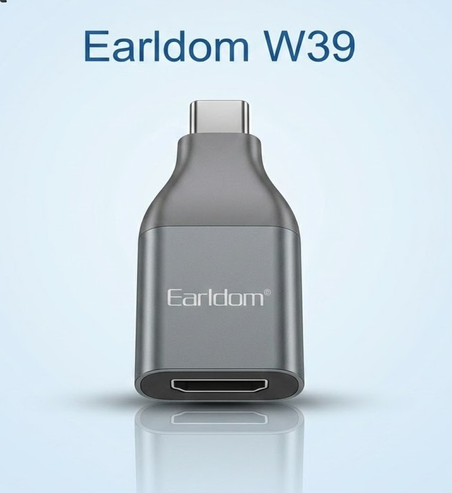  محول إيرلدوم Earldom ET-W39 من منفذ Type-C إلى منفذ HDTV لعرض شاشة الهاتف واللابتوب 