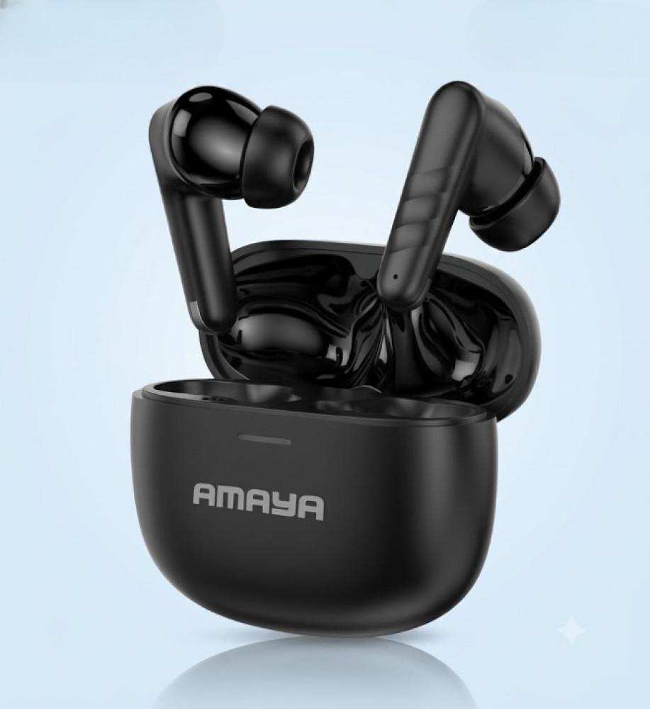  سماعات ايربودز / سماعات أذن لاسلكية أمايا AMAYA ATW-330 بلوتوث V5.4 - علبة شحن 500 مللي أمبير ومكبر صوت 13 ملم 