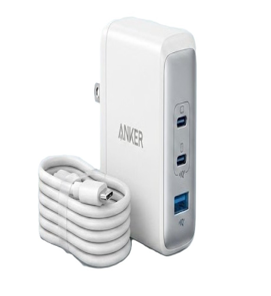  Anker 100W GaN Charger with Triple Ports + 1.5m Type-C Cable 