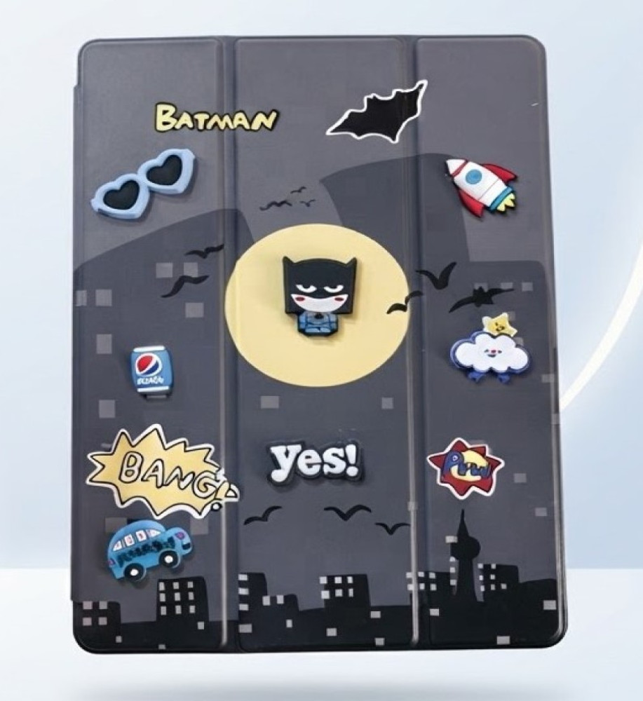  Smart Protective Case for Samsung Tab A9+ Tablet from Dicase with a modern cartoon design (Batman) and full protection 