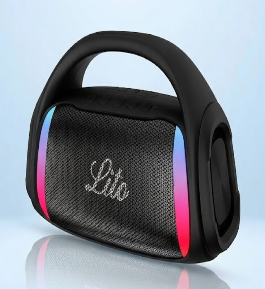  LITO LS11 Wireless Subwoofer / Speaker - Durable 50W External Speaker with Colorful Lights and FM Radio 