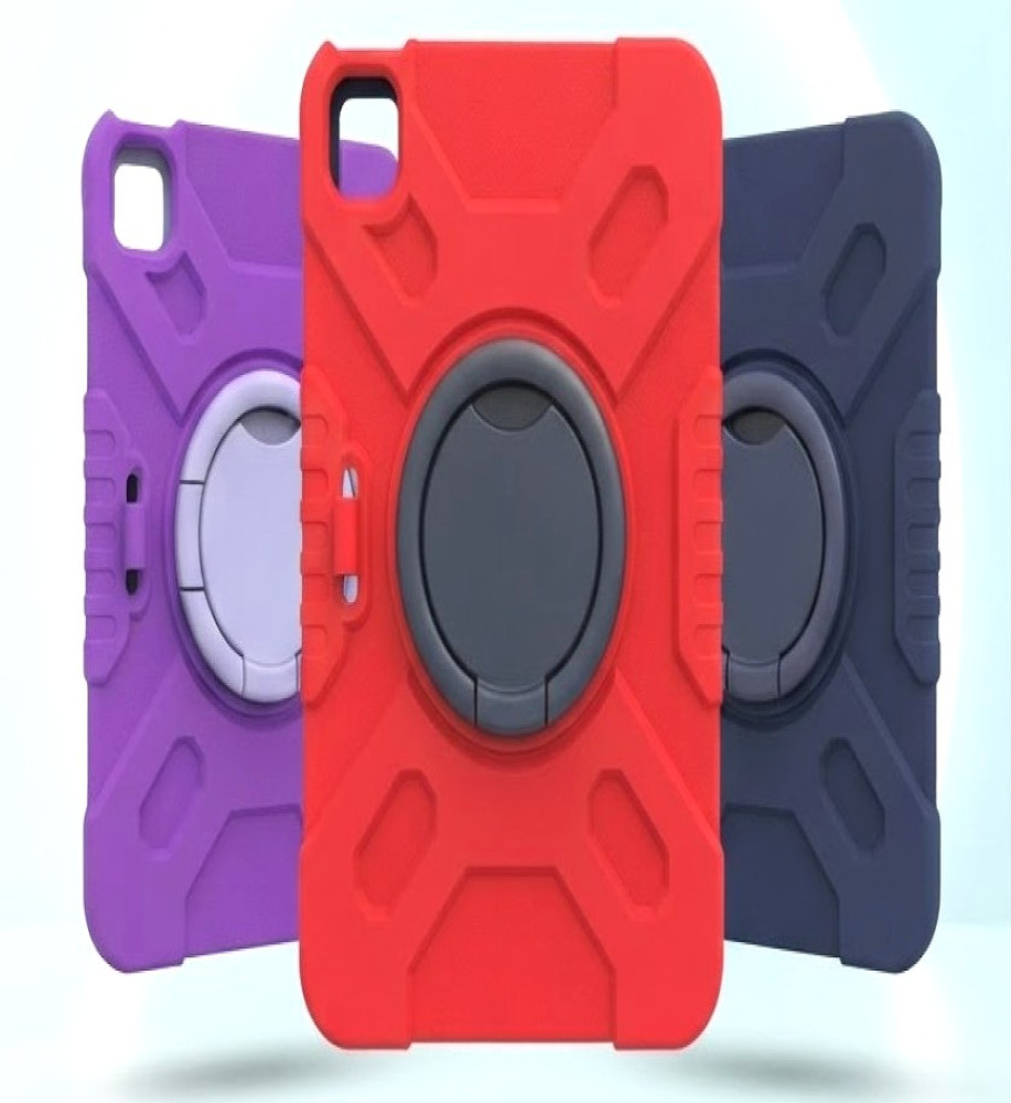  iPad A16 11-Inch Shockproof Silicone Case Compatible with iPad 10th Gen 10.9-Inch with Rear Grip Ring 