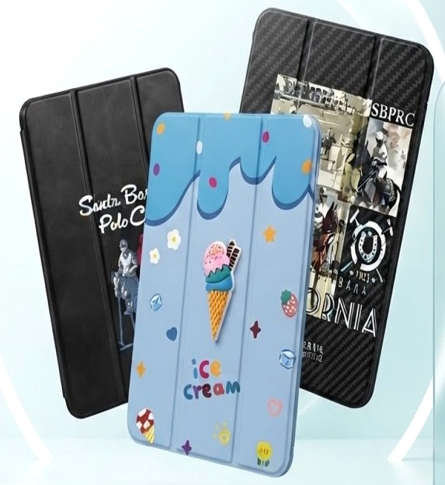  DeCase iPad A16 11-Inch Flip Cover Compatible with iPad 10th Gen 10.9-Inch, Multiple Graphic Designs, Full Front & Back Protection with Foldable Stand 