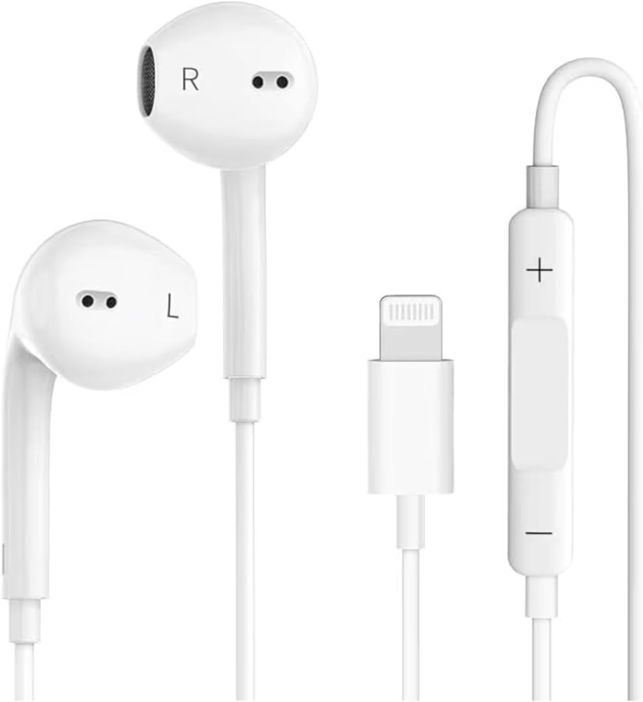  Lightning Earphones with Mic and Remote Compatible with iPhone 