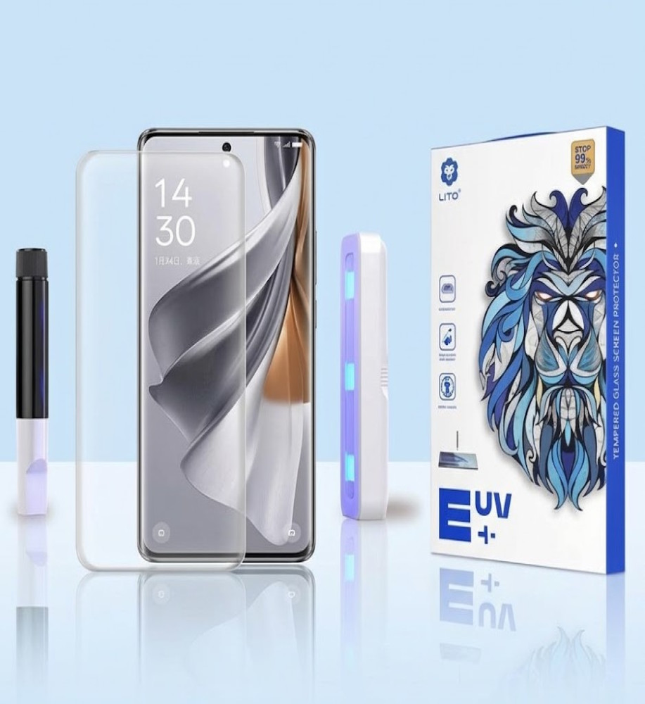  LITO E+ UV Full Coverage Glass Screen Protector for Oppo Reno 10 5G 