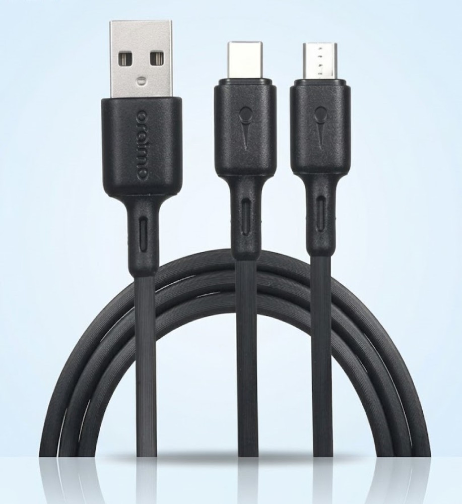  Oraimo Ocd-E62 Fast Charging Cable Type C Micro Usb 2 In 1 