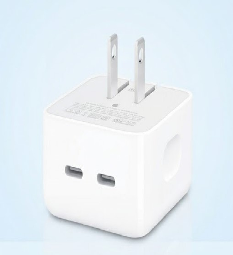  35W Dual USB-C Wall Charger Compatible with iPhone and iPad 