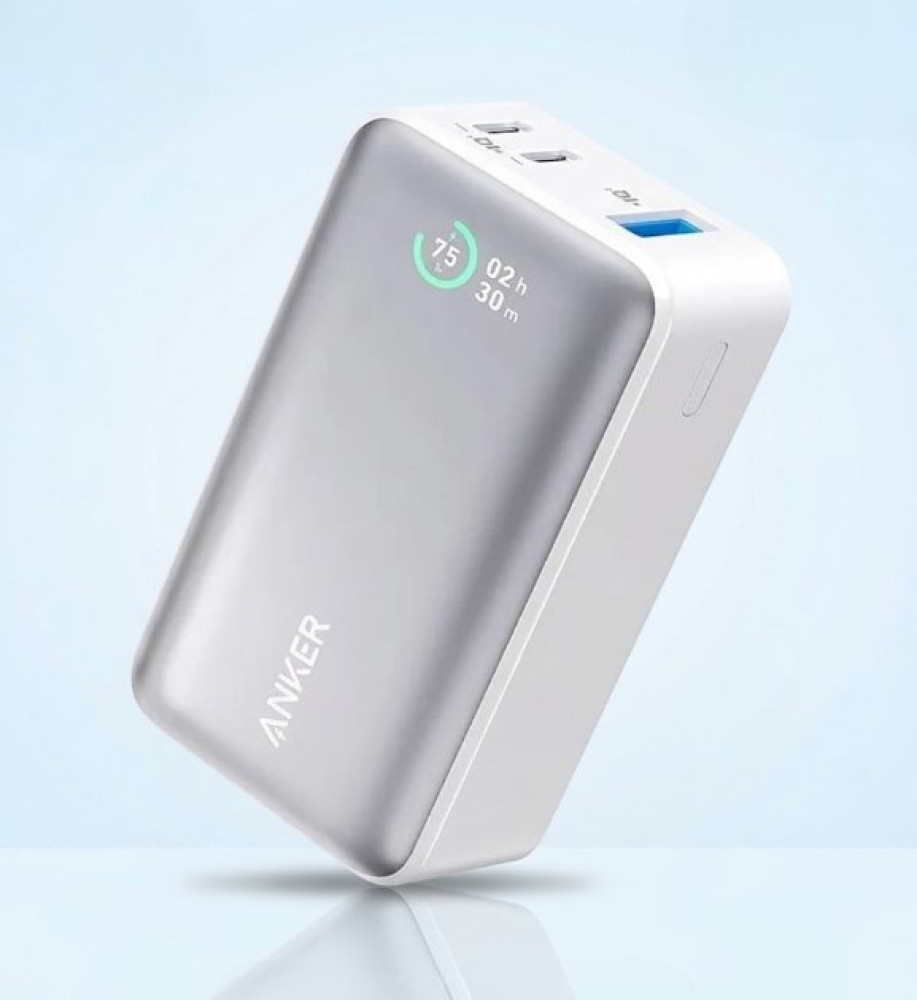  Anker Power Bank (9800 mAh, 30W Ultra‑Fast Charging, Built‑In USB‑C Cable) 