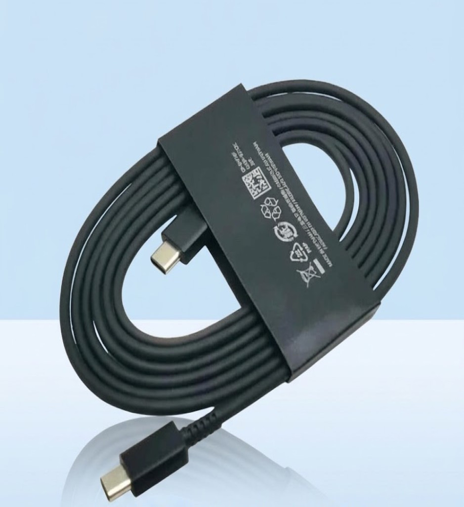  USB-C to USB-C 3A Charging & Data Cable, 1.8m, Compatible with Samsung USB-C Devices 