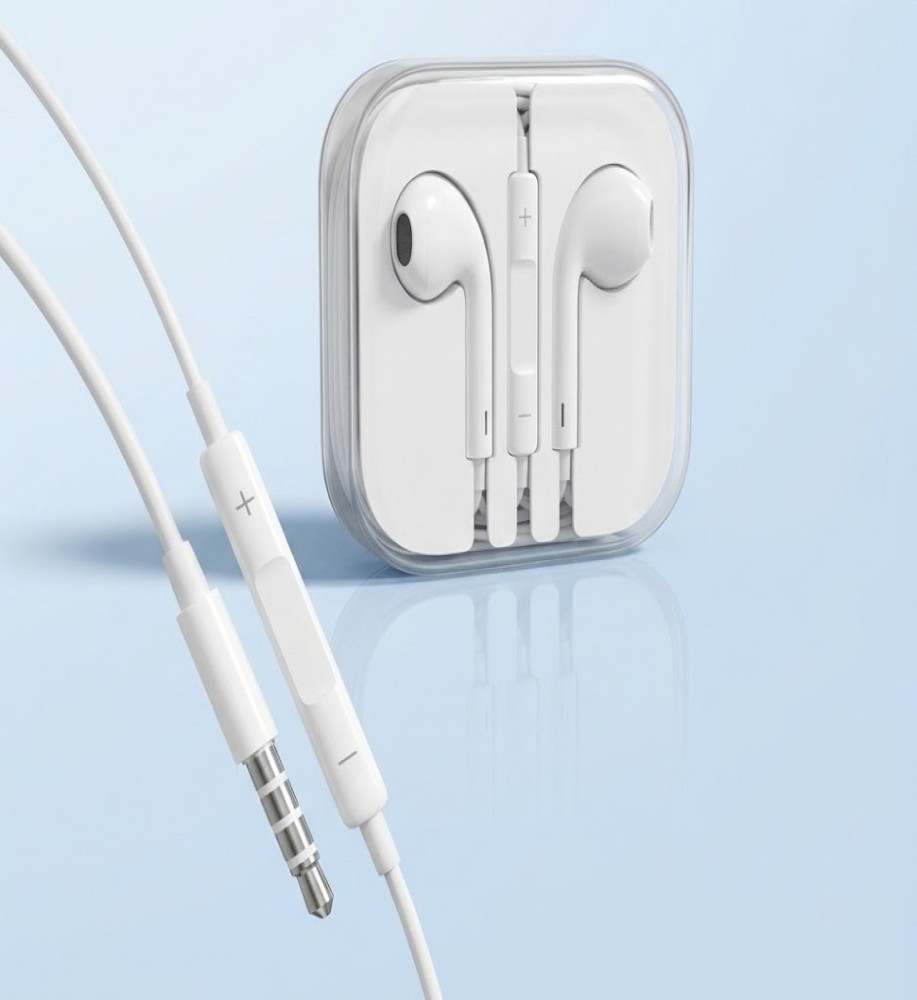  3.5mm Wired Earphones with Mic and Remote for Smartphones 